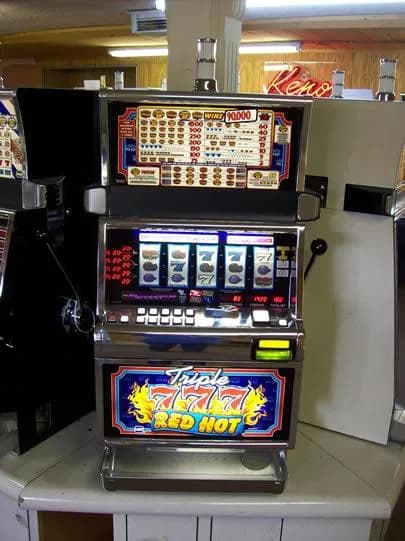 IGT S2000 Triple Red Hot Sevens 5-Reel refurbished slot machine for sale