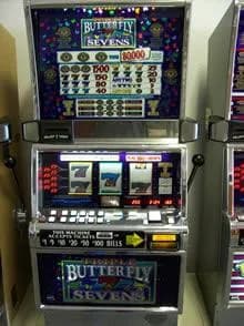 IGT S2000 Triple Butterfly Sevens refurbished slot machine for sale