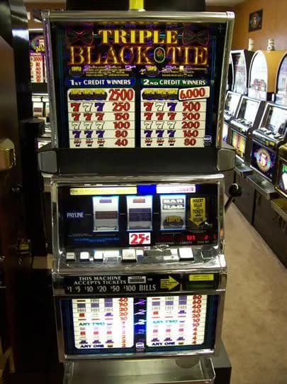IGT S2000 Triple Black Tie refurbished slot machine for sale