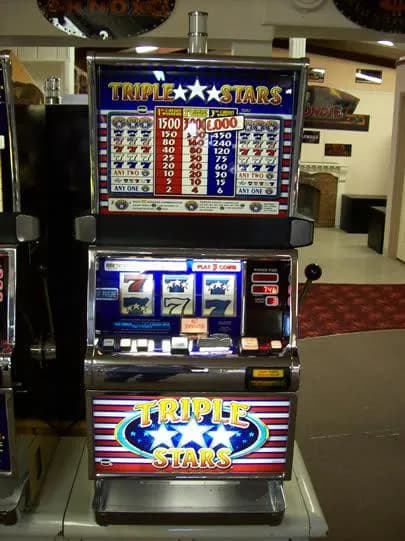 IGT S2000 Triple Stars (3 Coin) refurbished slot machine for sale