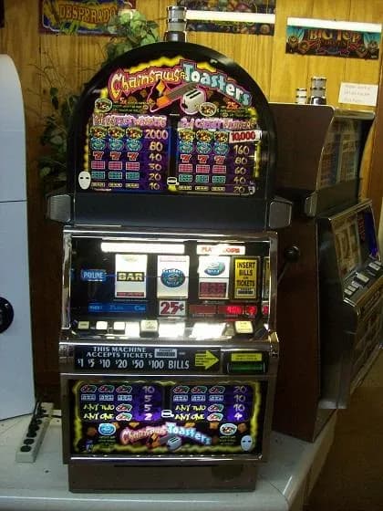 IGT S2000 Chainsaw & Toasters refurbished slot machine for sale