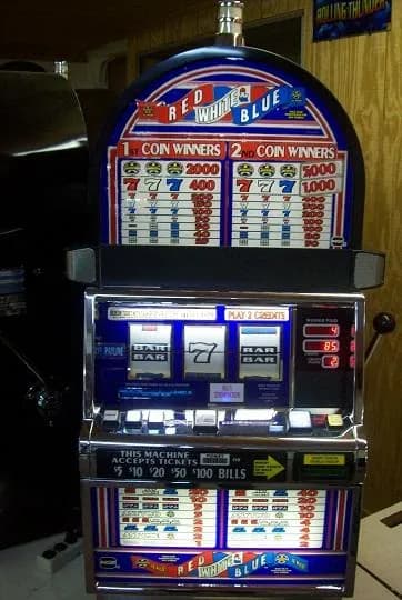 IGT S2000 R/W/B Wild Star refurbished slot machine for sale