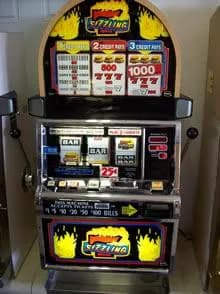 IGT S2000 Sizzling 7's (3 Coin) refurbished slot machine for sale
