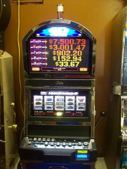 Bally S9000 Black & Gold Quick Hit refurbished slot machine for sale