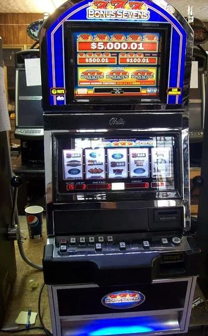 Bally S9000 Bonus Sevens refurbished slot machine for sale