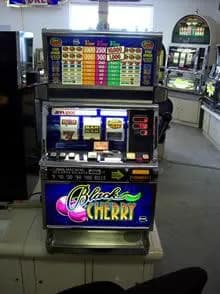IGT S2000 Black Cherry 3 Coin (9-top) refurbished slot machine for sale