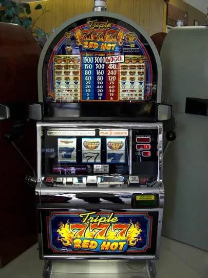 IGT S2000 Triple Red Hot 7's refurbished slot machine for sale