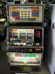 IGT S2000 Crystal Sevens 5 Coin 5 Line (9-top) refurbished slot machine for sale