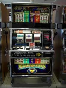 IGT S2000 Diamond Fives 3 Coin (9-top) refurbished slot machine for sale