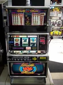IGT S2000 Double Hearts 2 Coin (9-top) refurbished slot machine for sale