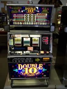IGT S2000 Double 10 Times Pay 5 Coin 5 Line (9-top) refurbished slot machine for sale