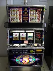 IGT S2000 Five Times Pay 2 Coin (9-top) refurbished slot machine for sale