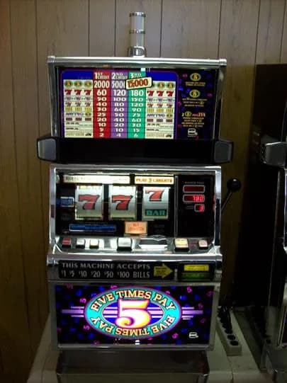 IGT S2000 Five Times Pay 3 Coin (9-top) refurbished slot machine for sale