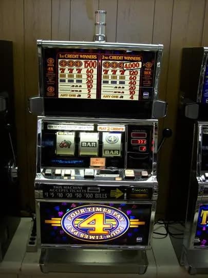 IGT S2000 Four Times Pay 2 Coin (9-top) refurbished slot machine for sale