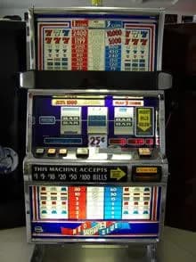 IGT S2000 R/W/B 3 Coin (9-top) refurbished slot machine for sale