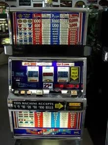 IGT S2000 R/W/B Wild Star 5 Coin (9-top) refurbished slot machine for sale