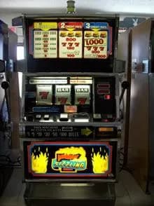 IGT S2000 Sizzling 7's 3 Coin (9-top) refurbished slot machine for sale