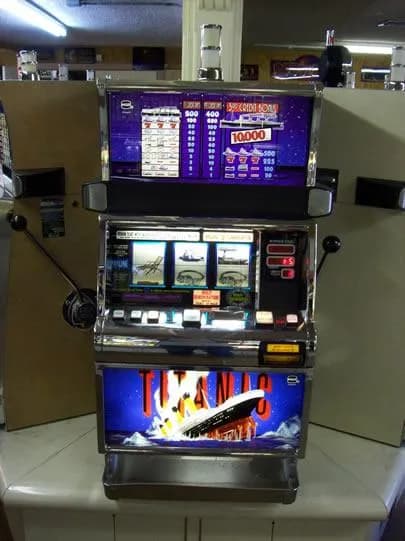 IGT S2000 Titanic Floating 3 Coin (9-top) refurbished slot machine for sale