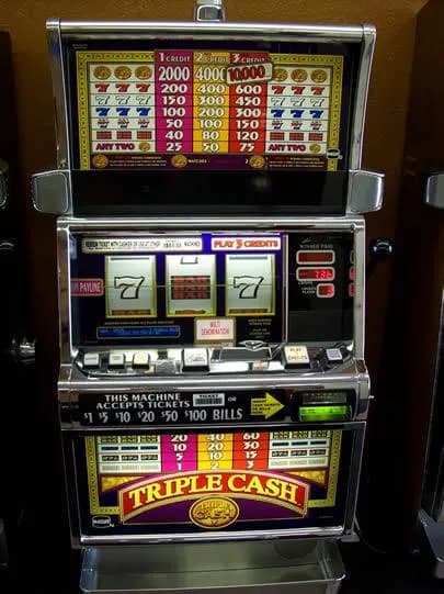 IGT S2000 Triple Cash 3 Coin (9-top) refurbished slot machine for sale