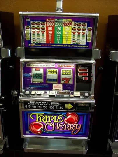IGT S2000 Triple Cherry 3 Coin (9-top) refurbished slot machine for sale