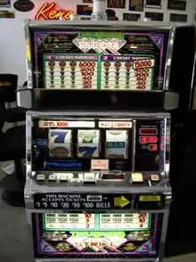 IGT S2000 Triple Diamond Strike 2 Coin (9-top) refurbished slot machine for sale