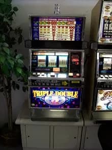 IGT S2000 Triple Double Five Times Pay 2 Coin (9-top) refurbished slot machine for sale