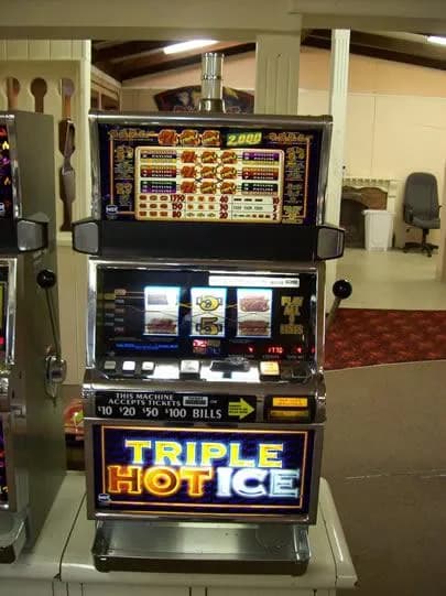 IGT S2000 Triple Hot Ice (9-top) refurbished slot machine for sale