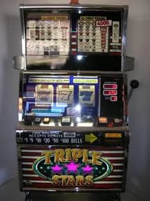 IGT S2000 Triple Star 2 Coin (9-top) refurbished slot machine for sale