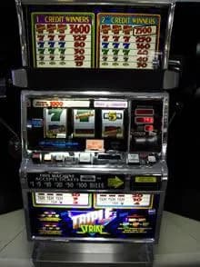 IGT S2000 Triple Strike 2 Coin (9-top) refurbished slot machine for sale