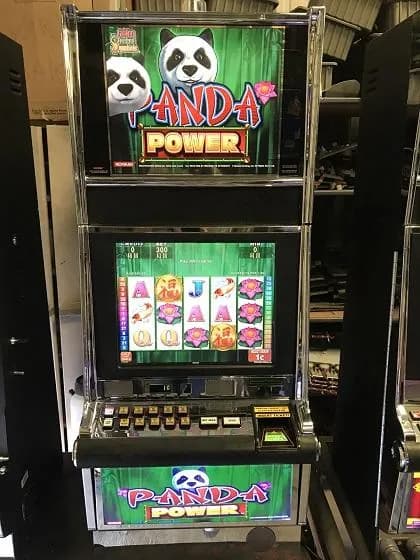 Konami Panda Power Dual Screen refurbished slot machine for sale