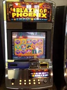 WMS Blazing Phoenix refurbished slot machine for sale