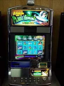WMS Invaders of Planet Moolah refurbished slot machine for sale