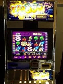 WMS Kaboom refurbished slot machine for sale