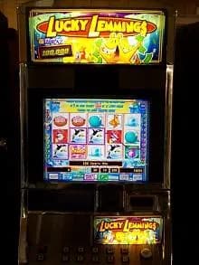 WMS Lucky Lemming$ refurbished slot machine for sale