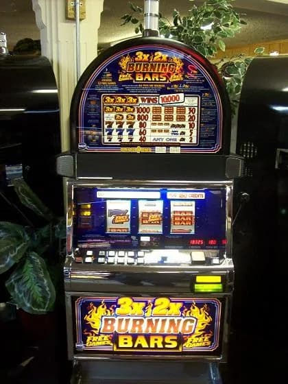 IGT S2000 2x 3x Burning Bars refurbished slot machine for sale