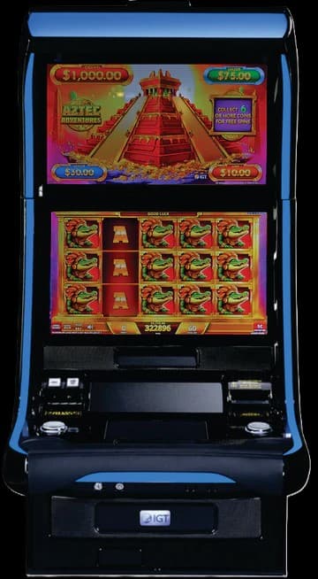 IGT Crystal Slot Aztec Adventure refurbished slot machine for sale