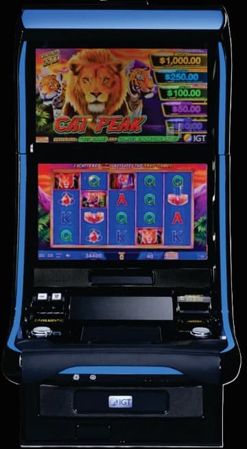 IGT Cat Peak Crystal Slot refurbished slot machine for sale