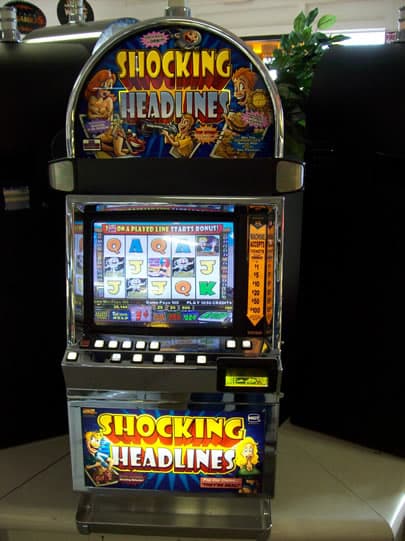 IGT Shocking Headline refurbished slot machine for sale