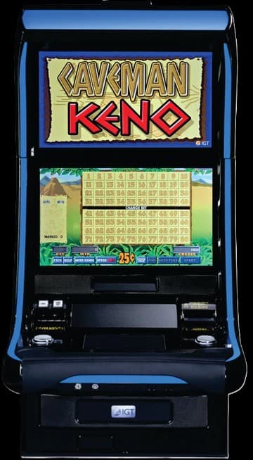 IGT Caveman Keno refurbished slot machine for sale