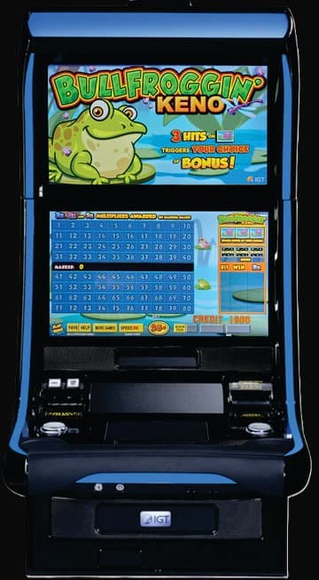 IGT Bull Froggin Keno IGT Crystal Slot refurbished slot machine for sale