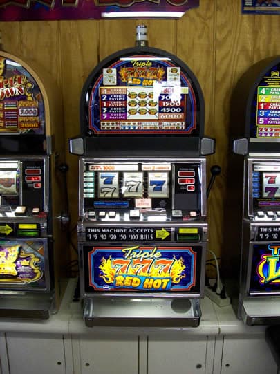 IGT Triple Red Hot 7's refurbished slot machine for sale