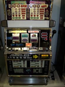 IGT S2000 White Ice 2 Coin (9-top) refurbished slot machine for sale