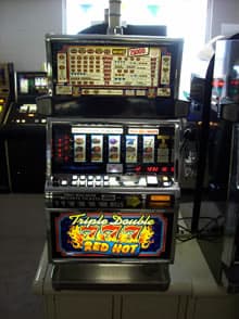 IGT Triple Double Red Hot 7's refurbished slot machine for sale