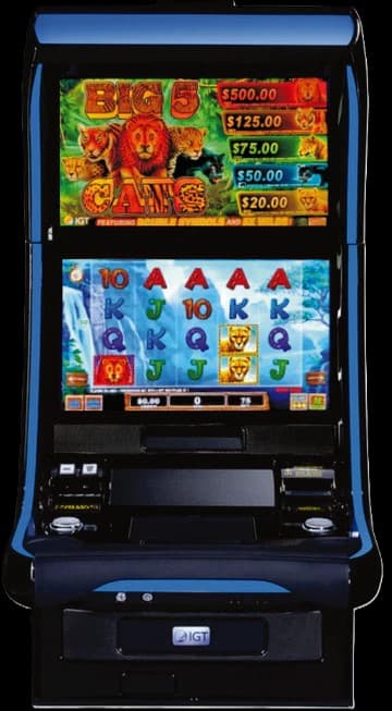IGT Big 5 Cats Crystal Slot refurbished slot machine for sale