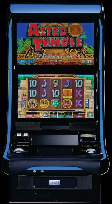IGT Aztec Temple Crystal Slot refurbished slot machine for sale