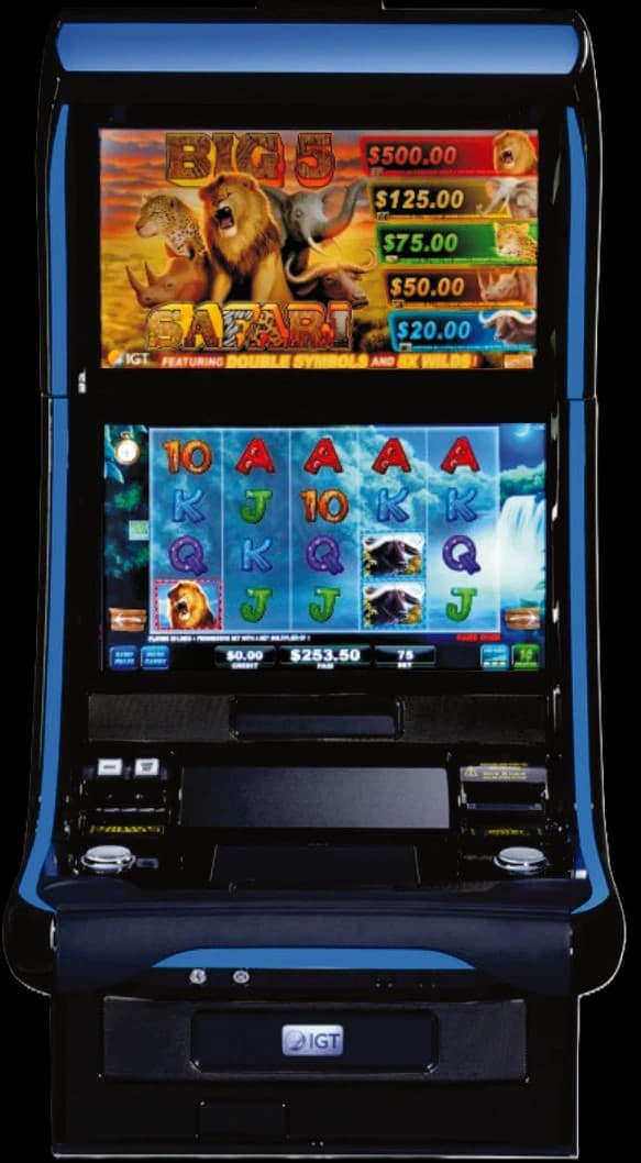 IGT Big 5 Safari Crystal Slot refurbished slot machine for sale