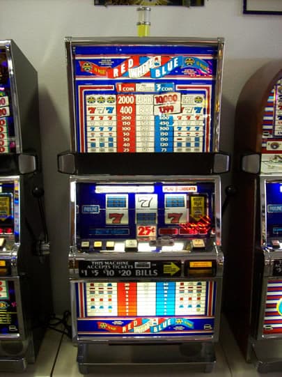 IGT S2000 Red/White/Blue Wild Star refurbished slot machine