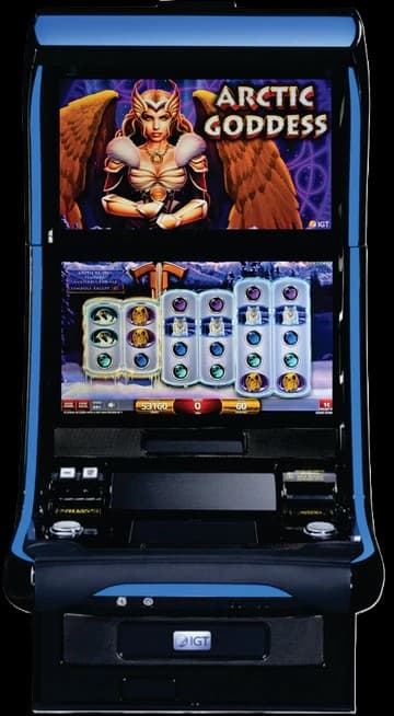 IGT Crystal Slot Artic Goddess refurbished slot machine for sale