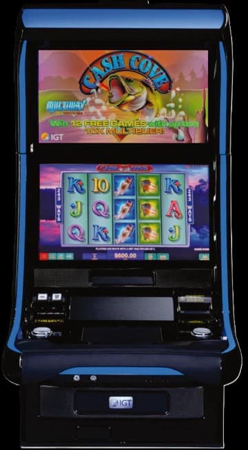 IGT Cash Cove Crystal Slot refurbished slot machine for sale
