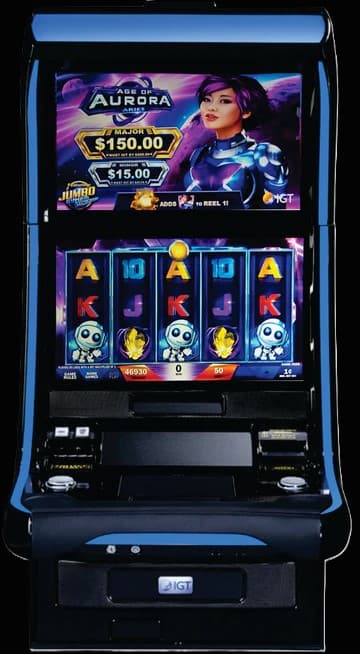 IGT Crystal Slot Age Of Aurora refurbished slot machine for sale